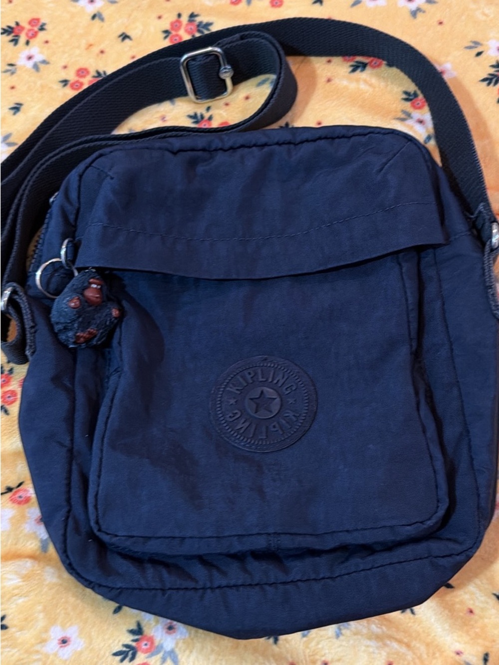 Kipling Dark Navy Compact Crossbody Bag